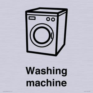 Dementia washing machine sign
